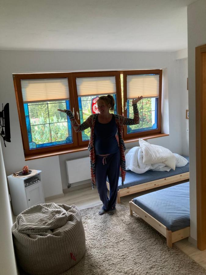 Ferienhaus Wieswald ايروالد المظهر الخارجي الصورة